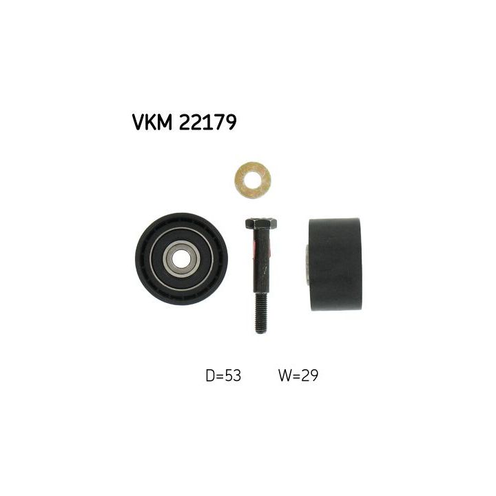 Kreipiantysis skriemulys, paskirstymo diržas SKF VKM 22179