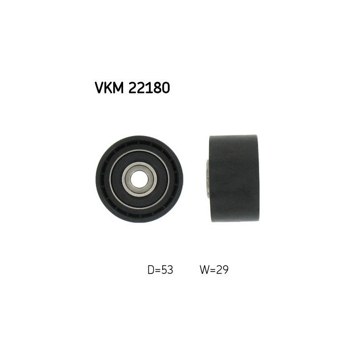 Kreipiantysis skriemulys, paskirstymo diržas SKF VKM 22180