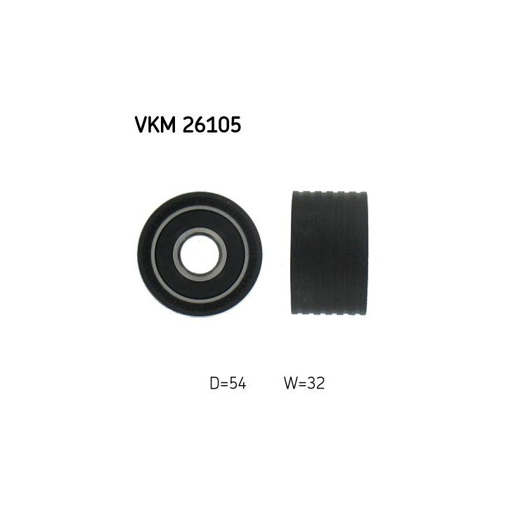 Kreipiantysis skriemulys, paskirstymo diržas SKF VKM 26105