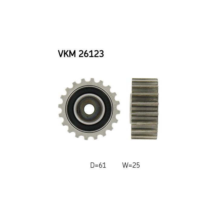 Kreipiantysis skriemulys, paskirstymo diržas SKF VKM 26123