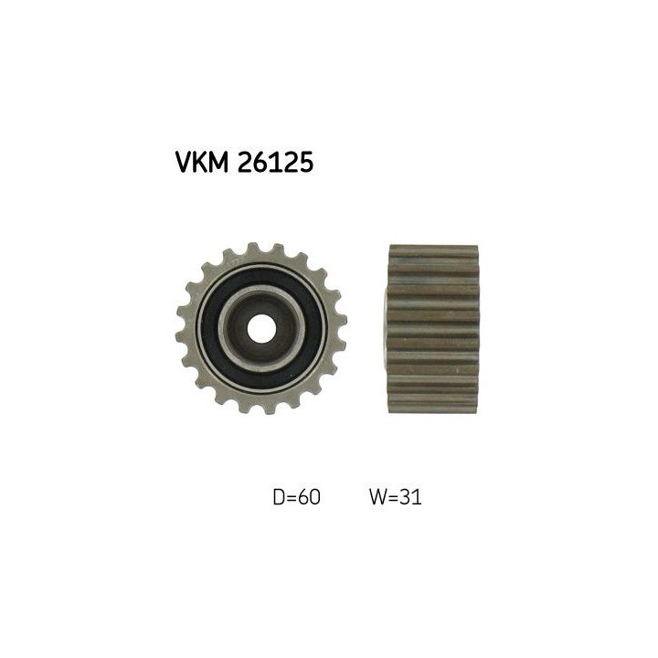Kreipiantysis skriemulys, paskirstymo diržas SKF VKM 26125