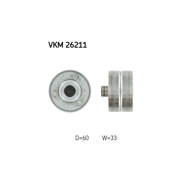 Kreipiantysis skriemulys, paskirstymo diržas SKF VKM 26211