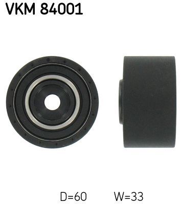 Kreipiantysis skriemulys, paskirstymo diržas SKF VKM 84001