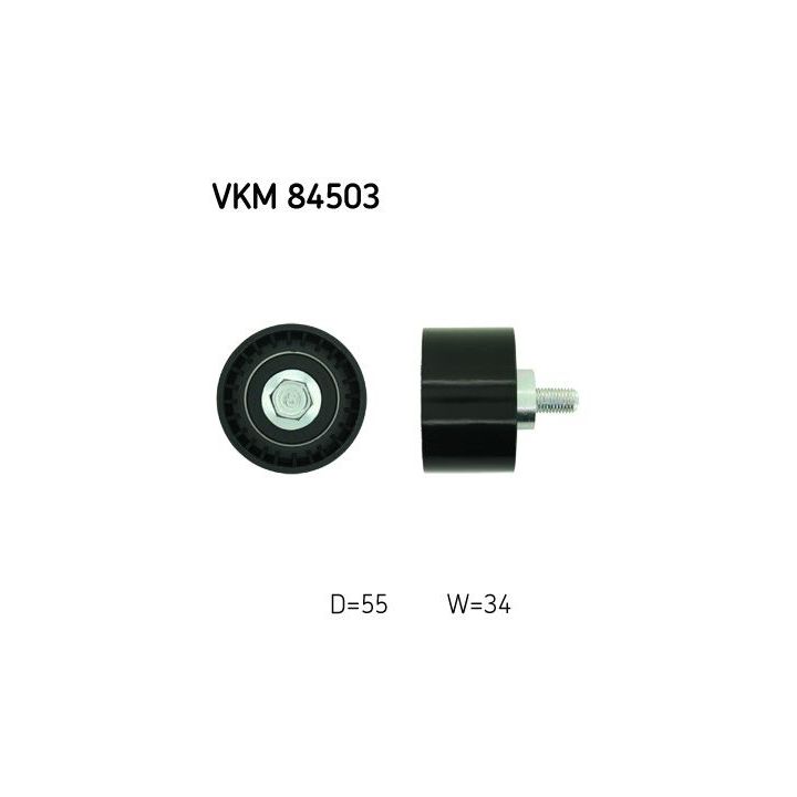 Kreipiantysis skriemulys, paskirstymo diržas SKF VKM 84503