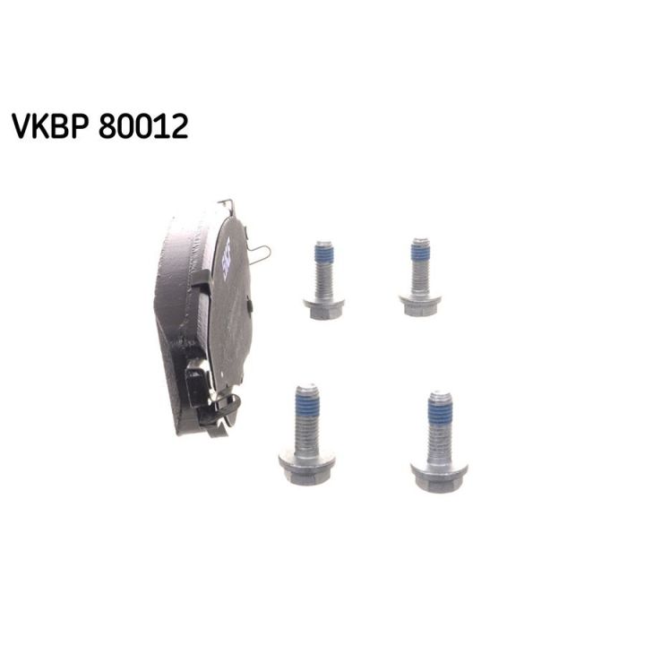Stabdžių trinkelių rinkinys, diskinis stabdys SKF VKBP 80012
