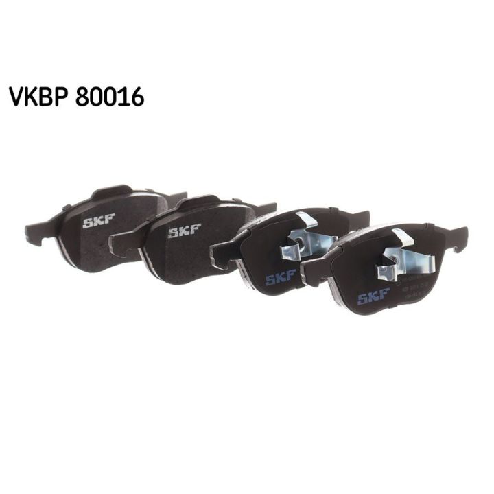 Stabdžių trinkelių rinkinys, diskinis stabdys SKF VKBP 80016