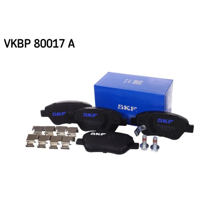 Stabdžių trinkelių rinkinys, diskinis stabdys SKF VKBP 80017 A