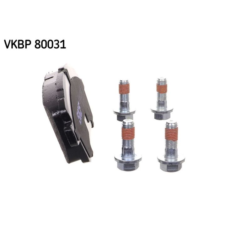 Stabdžių trinkelių rinkinys, diskinis stabdys SKF VKBP 80031