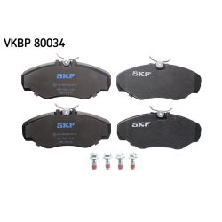 Stabdžių trinkelių rinkinys, diskinis stabdys SKF VKBP 80034