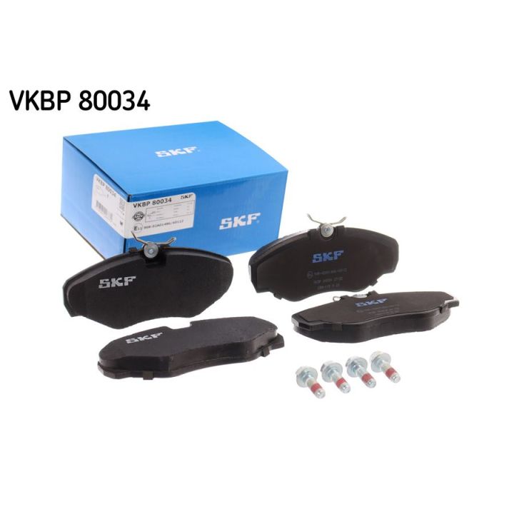 Stabdžių trinkelių rinkinys, diskinis stabdys SKF VKBP 80034