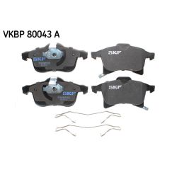 Stabdžių trinkelių rinkinys, diskinis stabdys SKF VKBP 80043 A