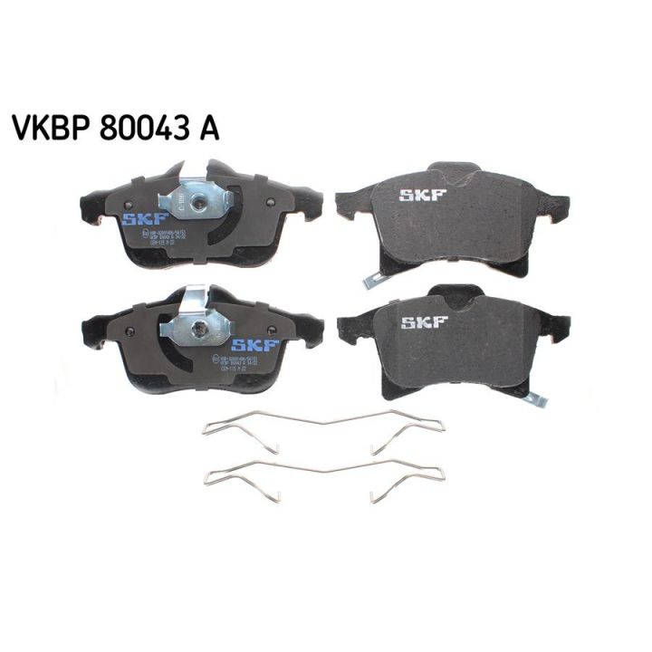 Stabdžių trinkelių rinkinys, diskinis stabdys SKF VKBP 80043 A