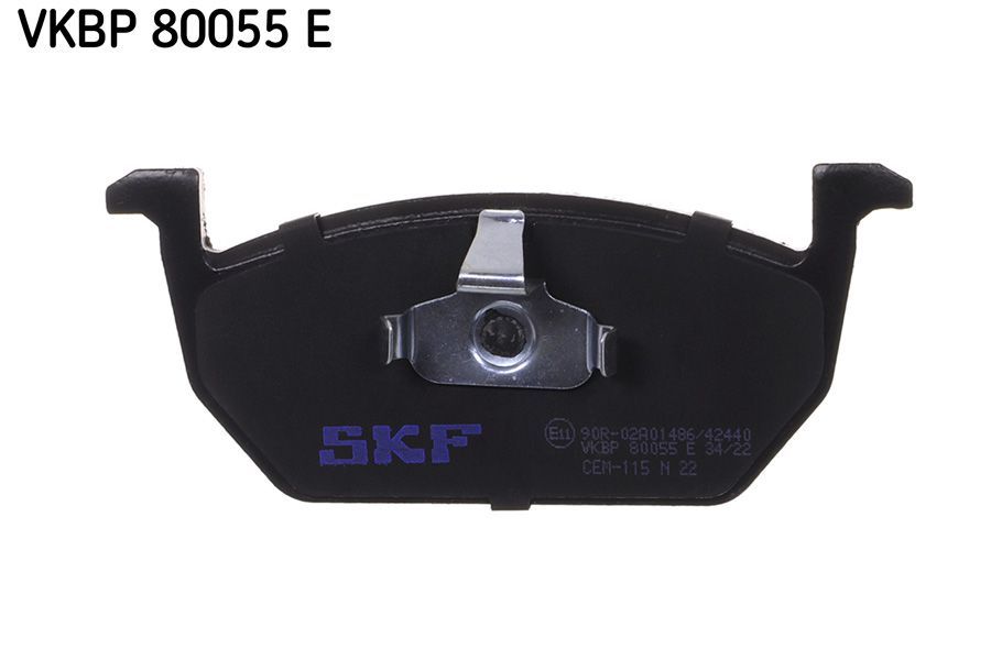 Stabdžių trinkelių rinkinys, diskinis stabdys SKF VKBP 80055 E