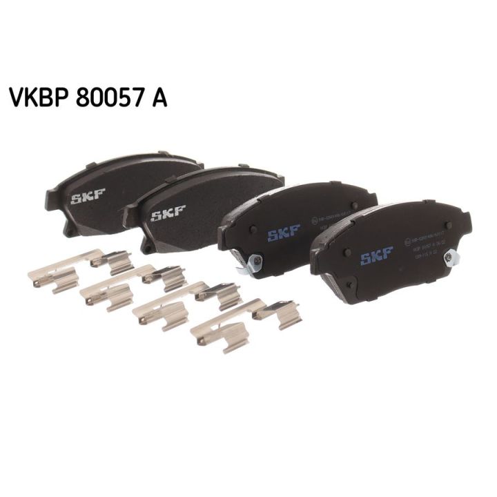 Stabdžių trinkelių rinkinys, diskinis stabdys SKF VKBP 80057 A