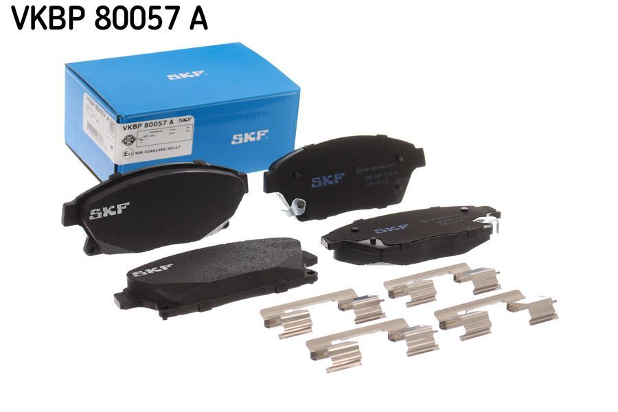 Stabdžių trinkelių rinkinys, diskinis stabdys SKF VKBP 80057 A