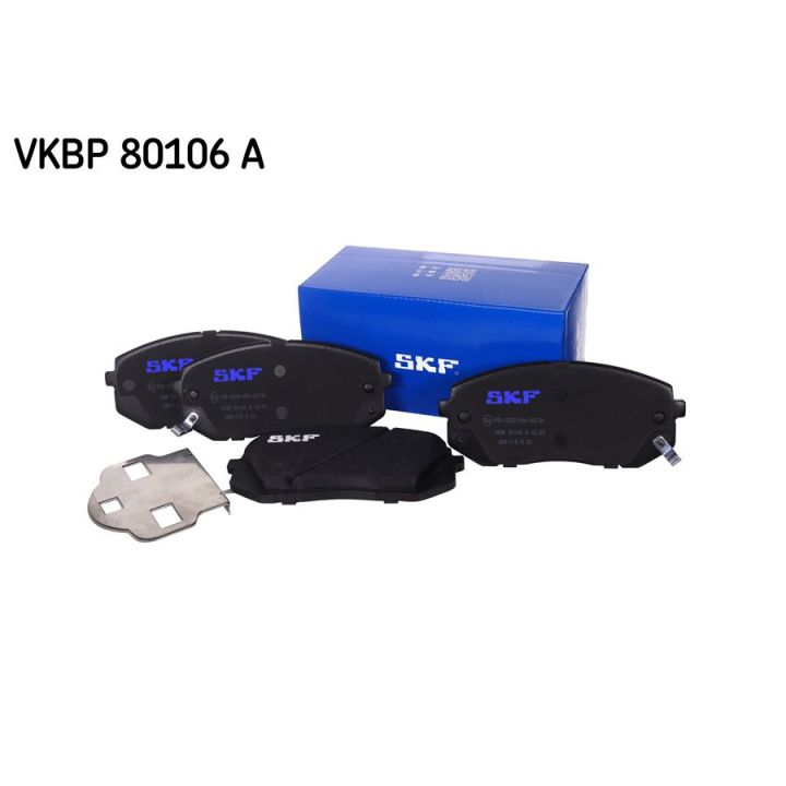 Stabdžių trinkelių rinkinys, diskinis stabdys SKF VKBP 80106 A