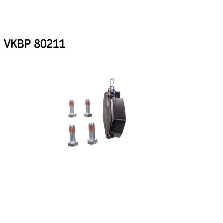 Stabdžių trinkelių rinkinys, diskinis stabdys SKF VKBP 80211