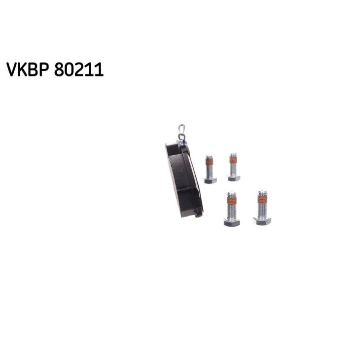 Stabdžių trinkelių rinkinys, diskinis stabdys SKF VKBP 80211