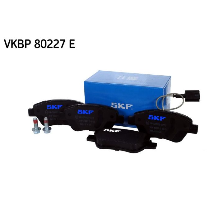 Stabdžių trinkelių rinkinys, diskinis stabdys SKF VKBP 80227 E