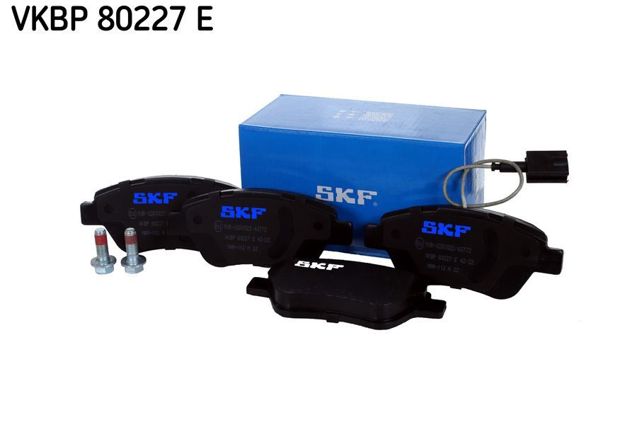 Stabdžių trinkelių rinkinys, diskinis stabdys SKF VKBP 80227 E