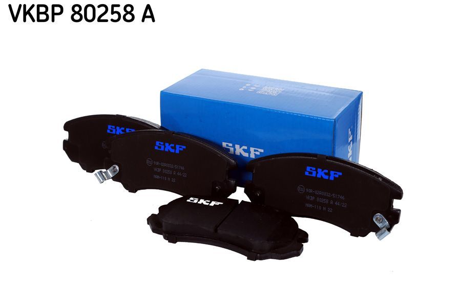 Stabdžių trinkelių rinkinys, diskinis stabdys SKF VKBP 80258 A