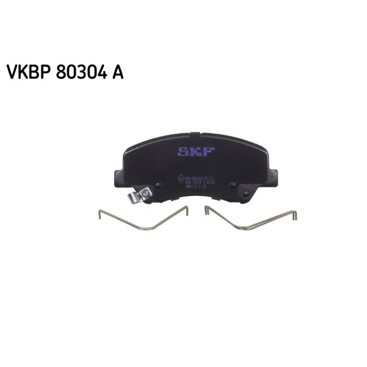 Stabdžių trinkelių rinkinys, diskinis stabdys SKF VKBP 80304 A