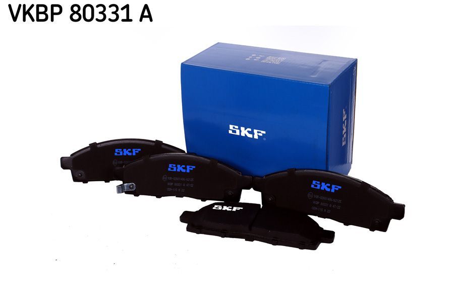 Stabdžių trinkelių rinkinys, diskinis stabdys SKF VKBP 80331 A