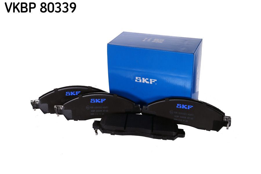 Stabdžių trinkelių rinkinys, diskinis stabdys SKF VKBP 80339