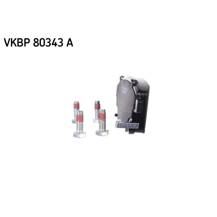 Stabdžių trinkelių rinkinys, diskinis stabdys SKF VKBP 80343 A