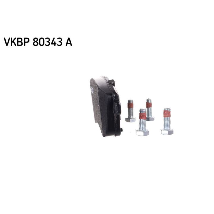 Stabdžių trinkelių rinkinys, diskinis stabdys SKF VKBP 80343 A
