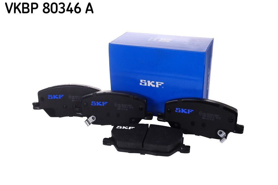 Stabdžių trinkelių rinkinys, diskinis stabdys SKF VKBP 80346 A