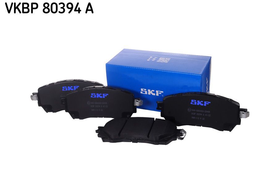 Stabdžių trinkelių rinkinys, diskinis stabdys SKF VKBP 80394 A