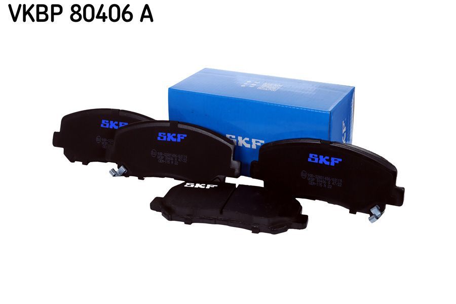 Stabdžių trinkelių rinkinys, diskinis stabdys SKF VKBP 80406 A