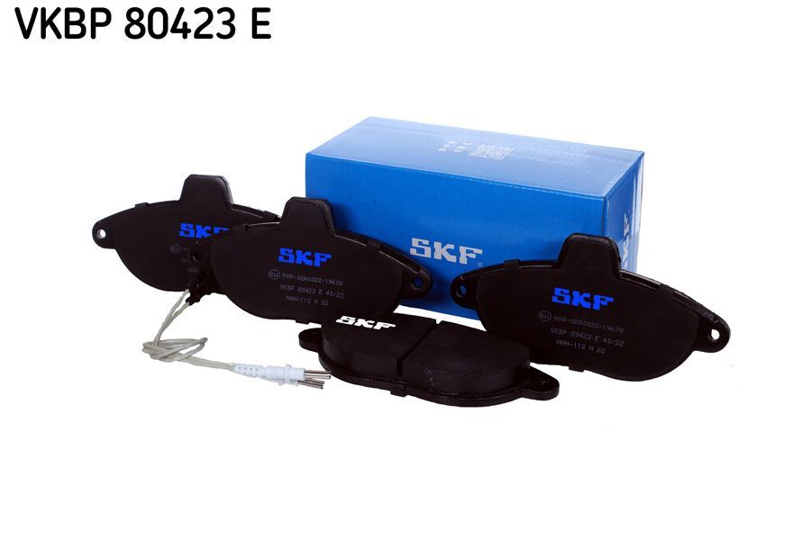 Stabdžių trinkelių rinkinys, diskinis stabdys SKF VKBP 80423 E