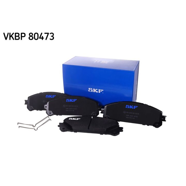 Stabdžių trinkelių rinkinys, diskinis stabdys SKF VKBP 80473