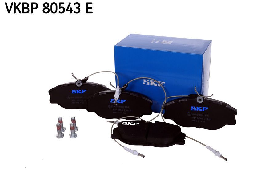 Stabdžių trinkelių rinkinys, diskinis stabdys SKF VKBP 80543 E