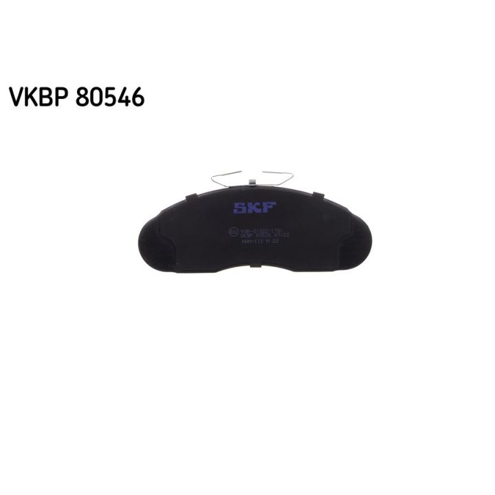 Stabdžių trinkelių rinkinys, diskinis stabdys SKF VKBP 80546 A