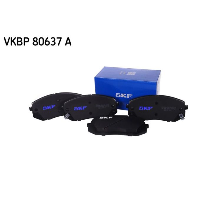 Stabdžių trinkelių rinkinys, diskinis stabdys SKF VKBP 80637 A
