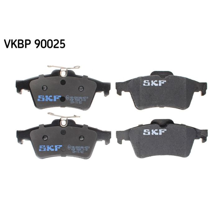 Stabdžių trinkelių rinkinys, diskinis stabdys SKF VKBP 90025