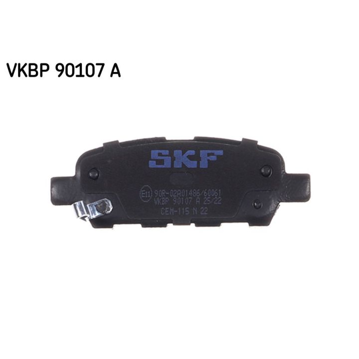 Stabdžių trinkelių rinkinys, diskinis stabdys SKF VKBP 90107 A