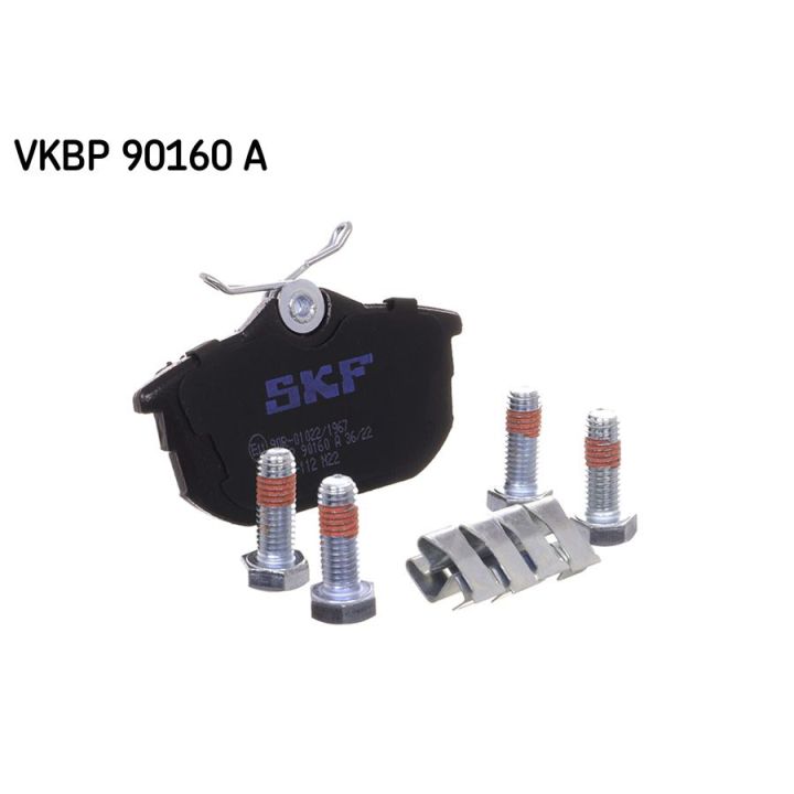 Stabdžių trinkelių rinkinys, diskinis stabdys SKF VKBP 90160 A