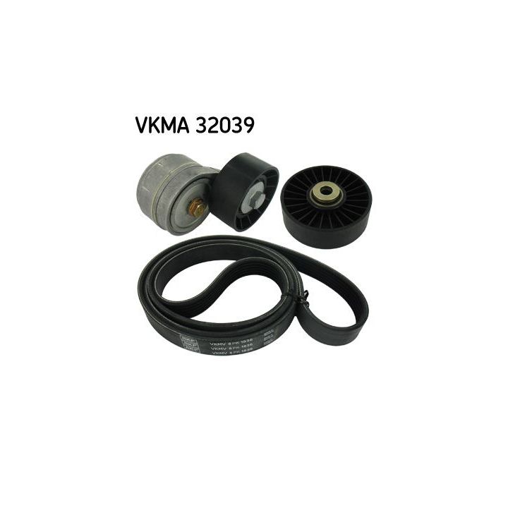 V formos rumbuotas diržas, komplektas SKF VKMA 32039