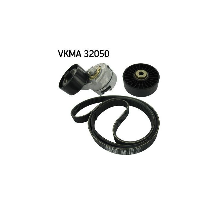 V formos rumbuotas diržas, komplektas SKF VKMA 32050