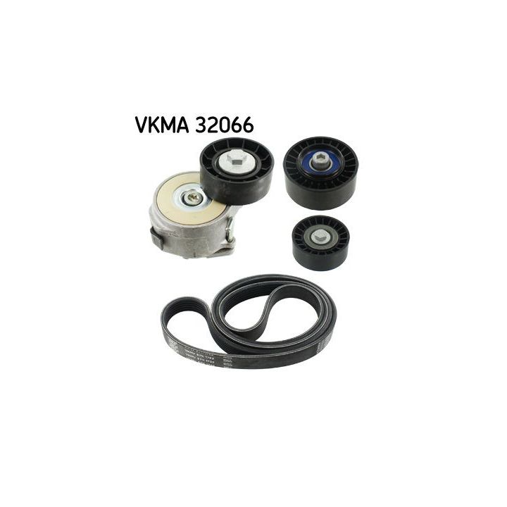 V formos rumbuotas diržas, komplektas SKF VKMA 32066