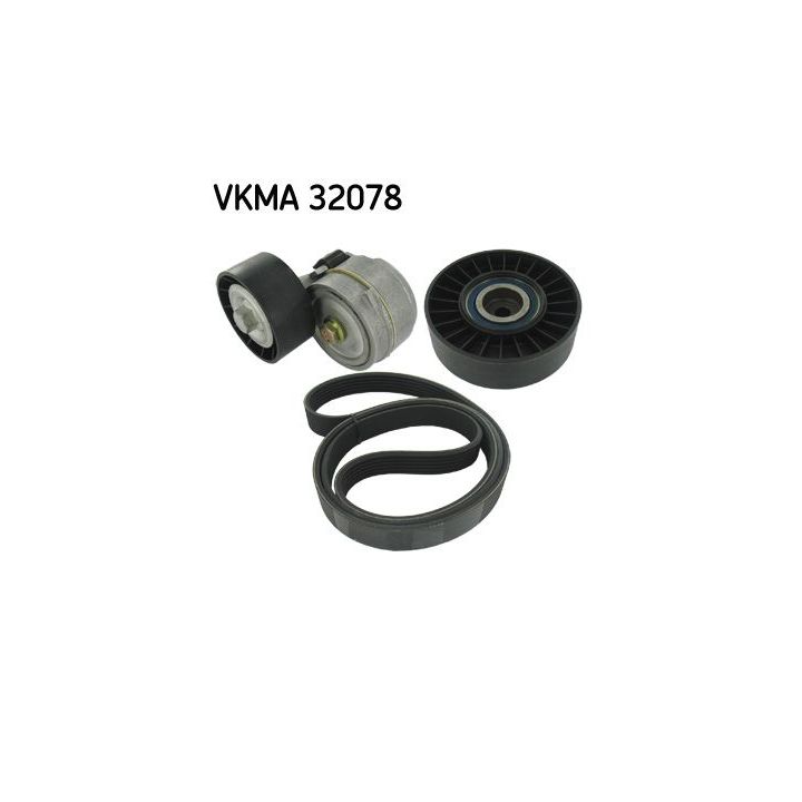 V formos rumbuotas diržas, komplektas SKF VKMA 32078