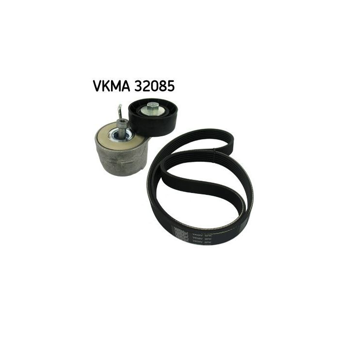 V formos rumbuotas diržas, komplektas SKF VKMA 32085