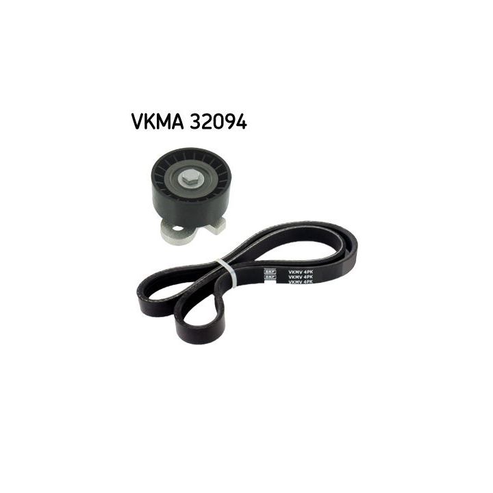 V formos rumbuotas diržas, komplektas SKF VKMA 32094
