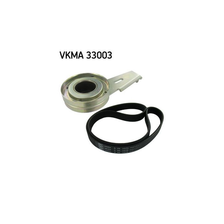 V formos rumbuotas diržas, komplektas SKF VKMA 33003