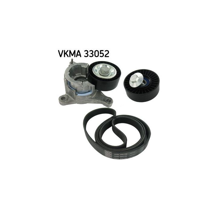 V formos rumbuotas diržas, komplektas SKF VKMA 33052