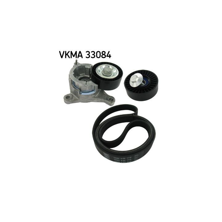 V formos rumbuotas diržas, komplektas SKF VKMA 33084